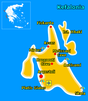 mapa de cefalonia