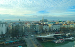 Vistas de mi cuarto en el Hotel So Vienna
