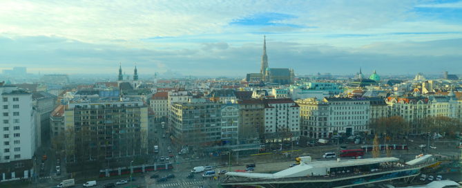 Vistas de mi cuarto en el Hotel So Vienna