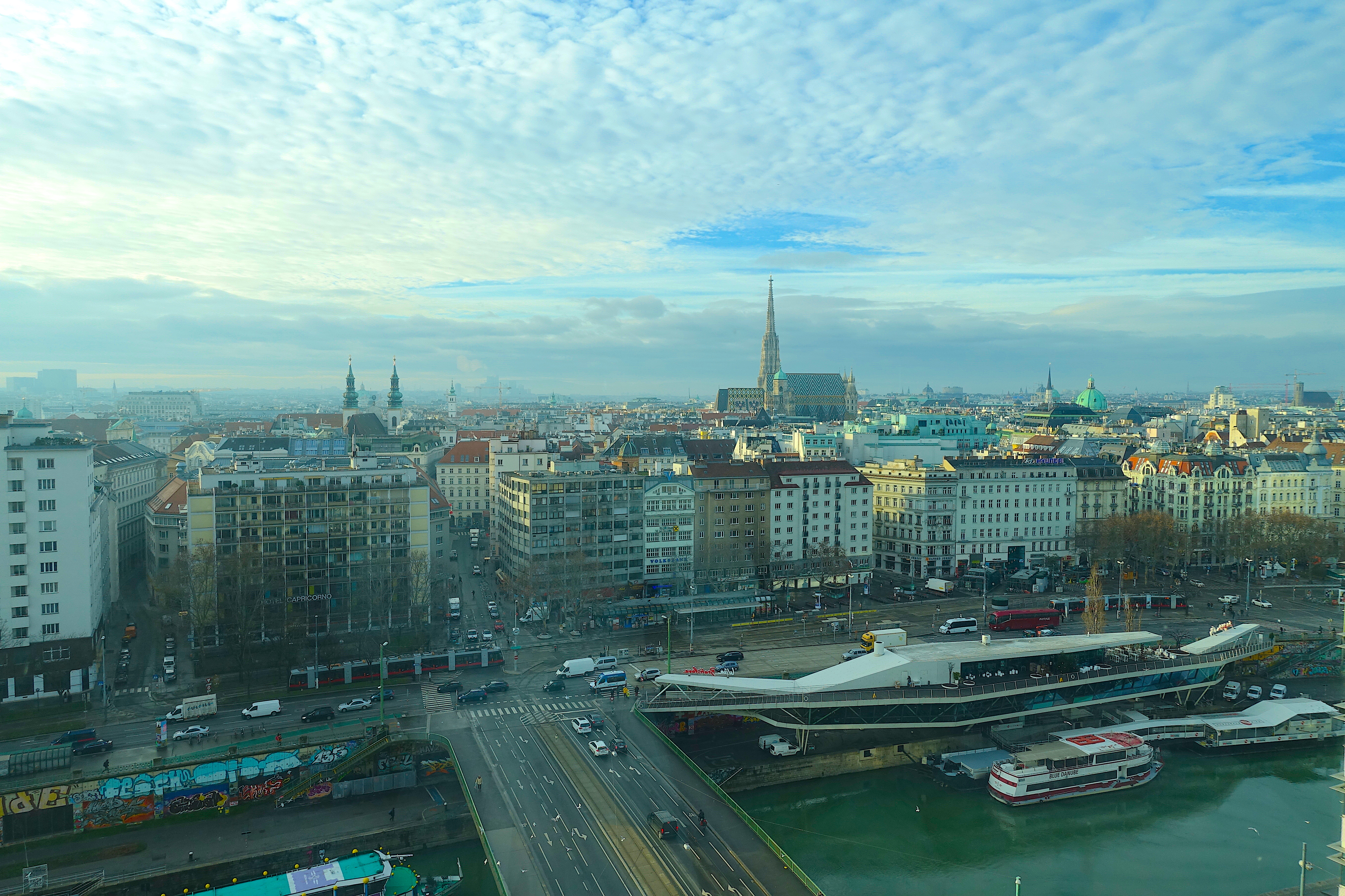 Vistas de mi cuarto en el Hotel So Vienna