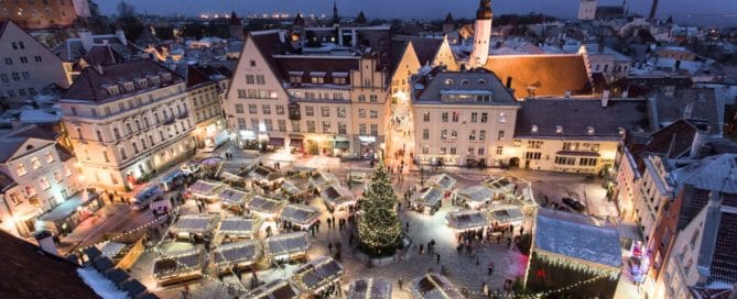 Mercados navidad Talin Estonia