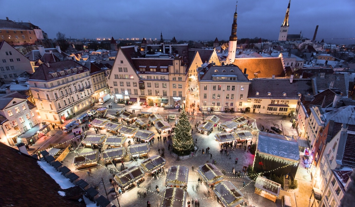 Mercados navidad Talin Estonia
